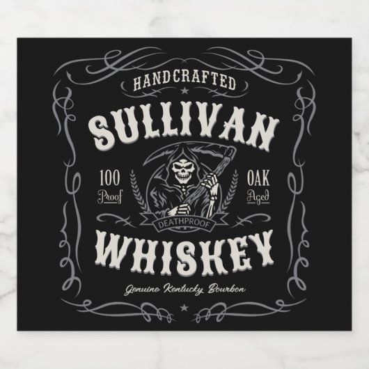 quor ADD-NAAM Oude roermachine Bier Etiket (Enkel label)