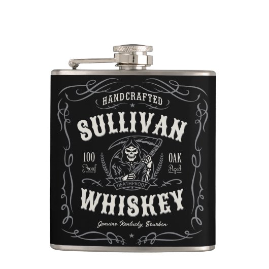 quor ADD-NAAM Oude roermachine Heupfles (Voorkant)