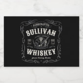 quor ADD-NAAM Oude roermachine Likeurfles Etiket (Enkel label)