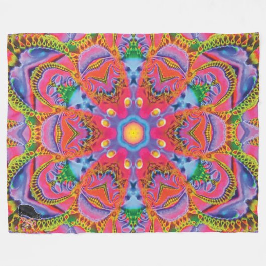Quorum Kaleidoscope Fleece Blanket (Voorkant (Horizontaal))