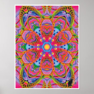 Quorum Kinetic Collage Kaleidoscoop Poster