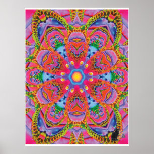 Quorum Kinetische Collage Kaleidoscoop Poster