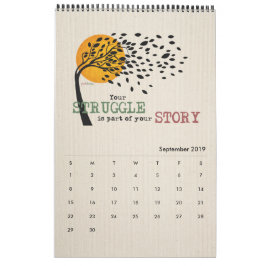 Quota voor herstel, Inspirerend slogans, 12 stappe Kalender