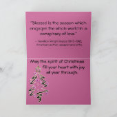 Quotable Sugar Plum Fairy - Gepersonaliseerd Feestdagen Kaart (Binnen)