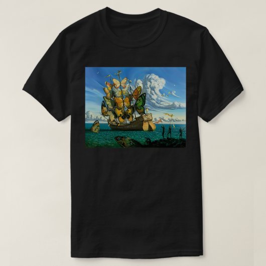 QuotDeparture of Winged Shipquot by Vladamir Kush T-shirt (Design voorkant)
