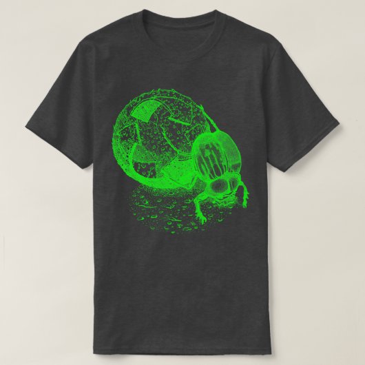 quotDung Beetlequot Limoen T-shirt (Design voorkant)