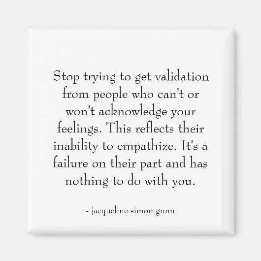 Quote about relationships.  magneet (Voorkant)