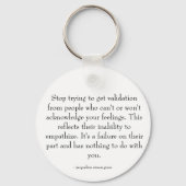 Quote about relationships.  sleutelhanger (Voorkant)