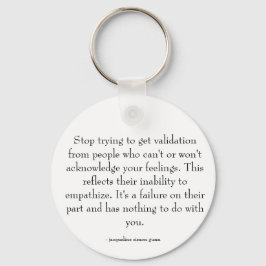 Quote about relationships.  sleutelhanger