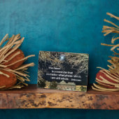 Quote about self esteem. fotoplaat (Zijkant)