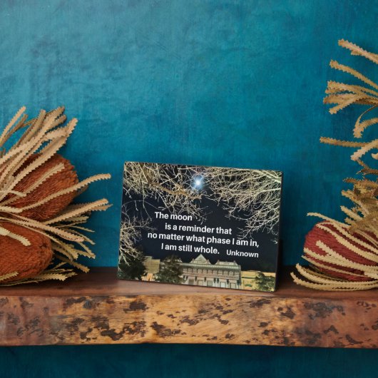 Quote about self esteem.  fotoplaat (Zijkant)