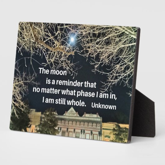 Quote about self esteem.  fotoplaat (Zijkant)