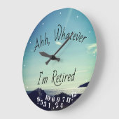 Quote Ahh, wat ik ook ben in ruste Ocean Fun Grote Klok (Hoek)