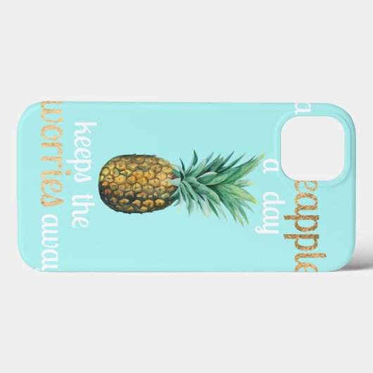 Quote anananananas Case-Mate iPhone case (Achterkant (horizontaal))