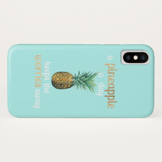 Quote anananananas Case-Mate iPhone case (Achterkant (horizontaal))