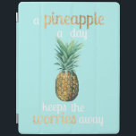Quote anananananas iPad cover<br><div class="desc">Artist voor ananas: Studio W | 156571D</div>