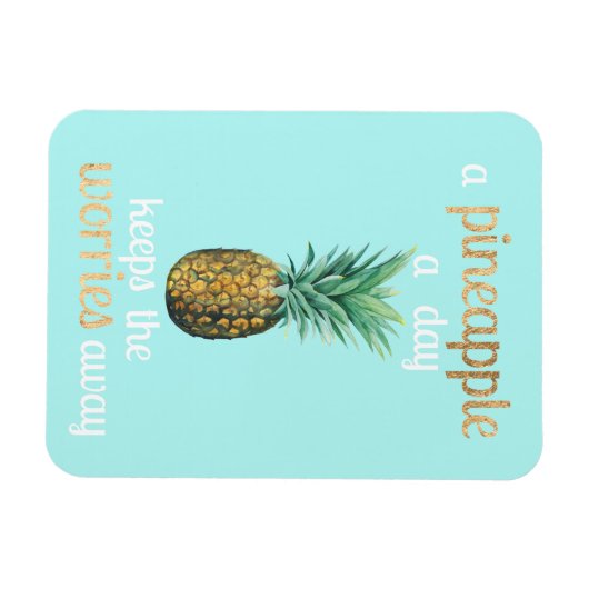 Quote anananananas magneet (Horizontaal)