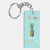 Quote anananananas sleutelhanger (Voorkant Links)