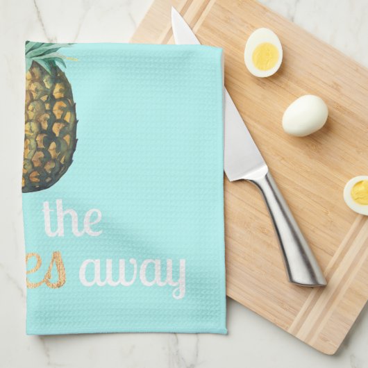 Quote anananananas theedoek (Quarter Fold)