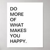 Quote Art Print Typography Quote Poster (Voorkant)