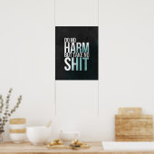 Quote art Typography poster Funny inspirerend (Keuken)