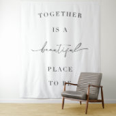 Quote Backdrop Banner Weddenschap Wandkleed (In situ)