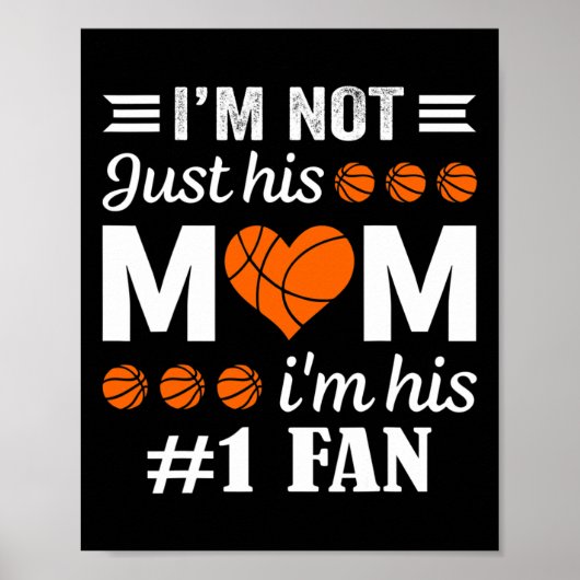 Quote Basketball Fan Ma Poster (Voorkant)