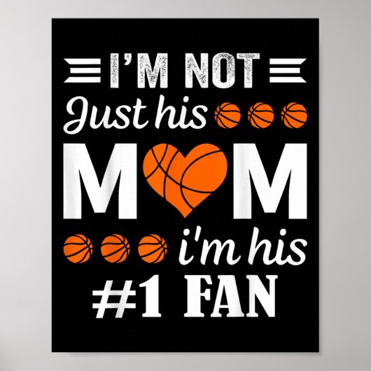 Quote Basketball Fan Ma Poster (Voorkant)