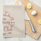 Quote Book Club Friendship Typografie Theedoek (Quarter Fold)