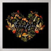 Quote  Botanicals Mushrooms herfst Poster (Voorkant)