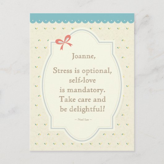  Quote Briefkaart - Grijs (Voorkant)