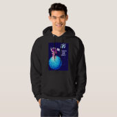 QUOTE BUITEN DE RUIMTE HOODIE (Voorkant volledig)