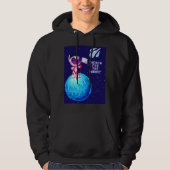 QUOTE BUITEN DE RUIMTE HOODIE (Voorkant)