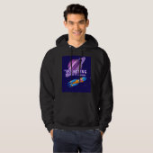 QUOTE BUITEN DE RUIMTE HOODIE (Voorkant volledig)