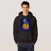 QUOTE BUITEN DE RUIMTE HOODIE (Voorkant volledig)