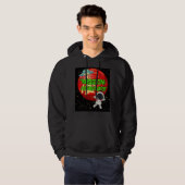 QUOTE BUITEN DE RUIMTE HOODIE (Voorkant volledig)
