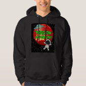 QUOTE BUITEN DE RUIMTE HOODIE (Voorkant)