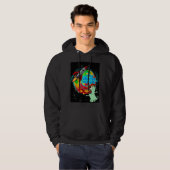 QUOTE BUITEN DE RUIMTE HOODIE (Voorkant volledig)