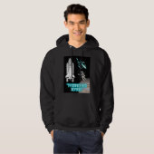 QUOTE BUITEN DE RUIMTE HOODIE (Voorkant volledig)