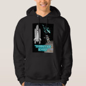 QUOTE BUITEN DE RUIMTE HOODIE (Voorkant)