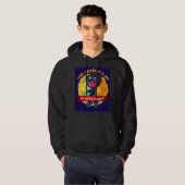 QUOTE BUITEN DE RUIMTE HOODIE (Voorkant volledig)