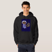 QUOTE BUITEN DE RUIMTE HOODIE (Voorkant volledig)