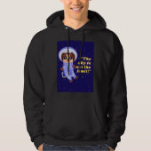 QUOTE BUITEN DE RUIMTE HOODIE (Voorkant)