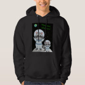 QUOTE BUITEN DE RUIMTE HOODIE (Voorkant)