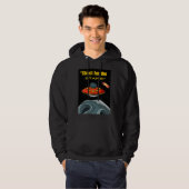 QUOTE BUITEN DE RUIMTE HOODIE (Voorkant volledig)