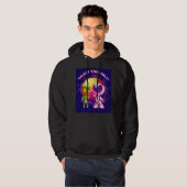 QUOTE BUITEN DE RUIMTE HOODIE (Voorkant volledig)