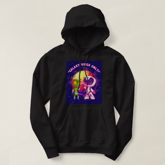 QUOTE BUITEN DE RUIMTE HOODIE (Design voorkant)
