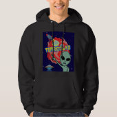 QUOTE BUITEN DE RUIMTE HOODIE (Voorkant)