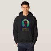 QUOTE BUITEN DE RUIMTE HOODIE (Voorkant volledig)