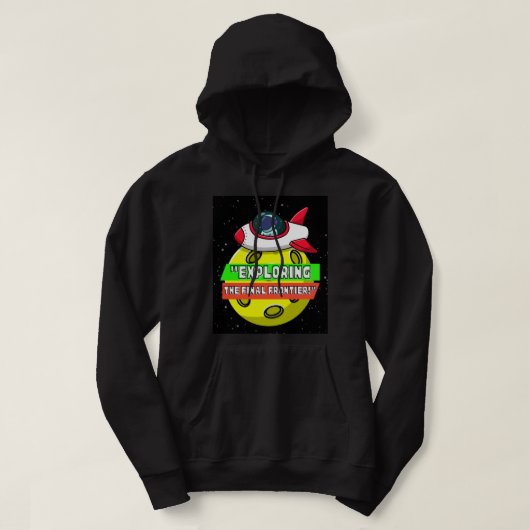 QUOTE BUITEN DE RUIMTE HOODIE (Design voorkant)